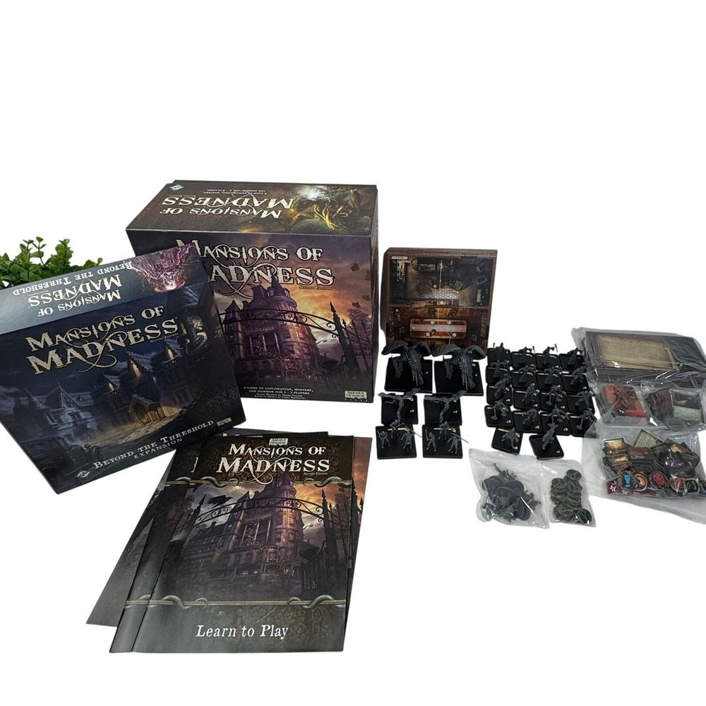 Mansions of Madness 2nd Edition Board Game & Beyond the Threshold Expansion